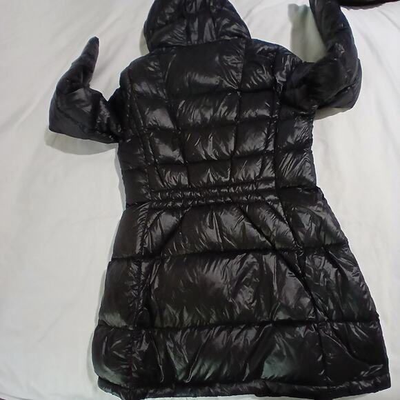 Calvin Klein Packable Lightweight Premium Down Medium Black Quilted Puffer Coat - Picture 11 of 16